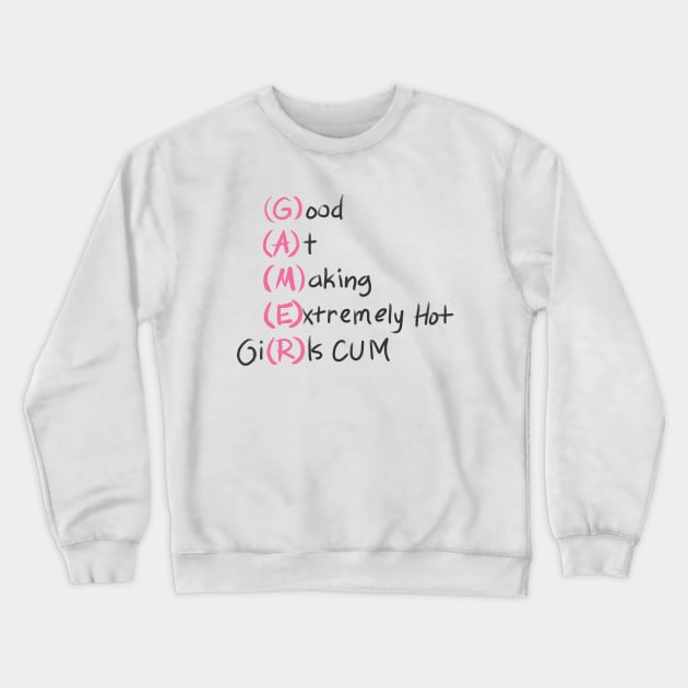 GAMER Crewneck Sweatshirt by SuperSquiggles